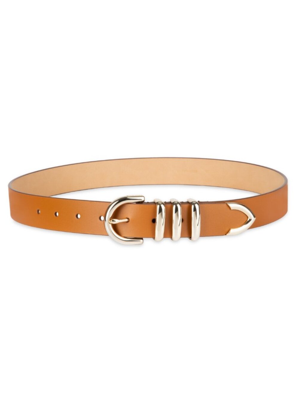 Cole Haan Beveled Edge Modern 3PC Belt Set - Picture 3 of 5
